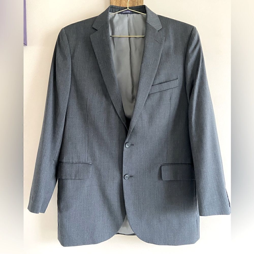Stafford Men’s Gray Sports Jacket || size 42 Long